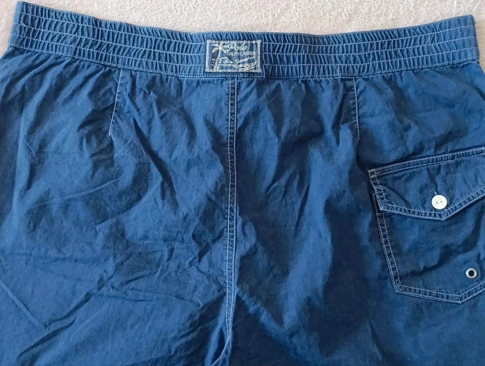 Short de baño Polo Ralph Lauren Vintage Big Pony Talla XXL – photo 9